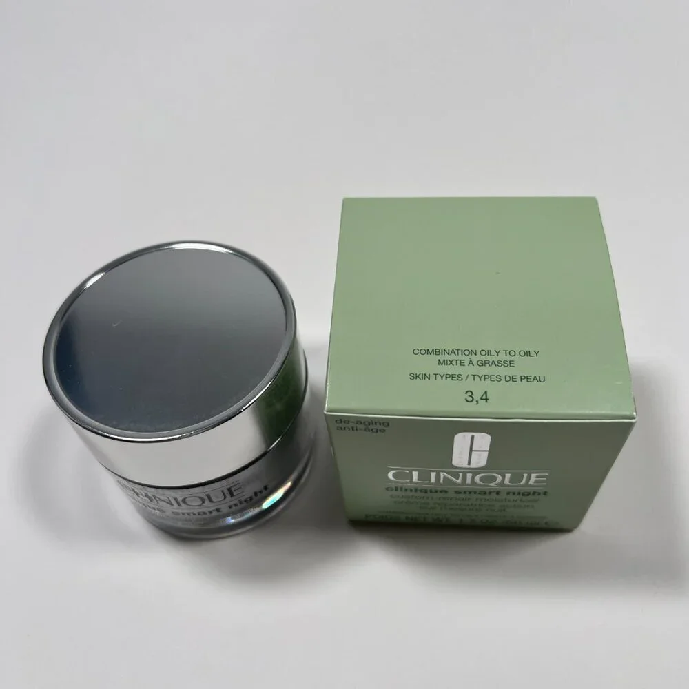 Clinique Smart Night Custom Repair Moisturizer Combination OILY To Oily Skin 1.7